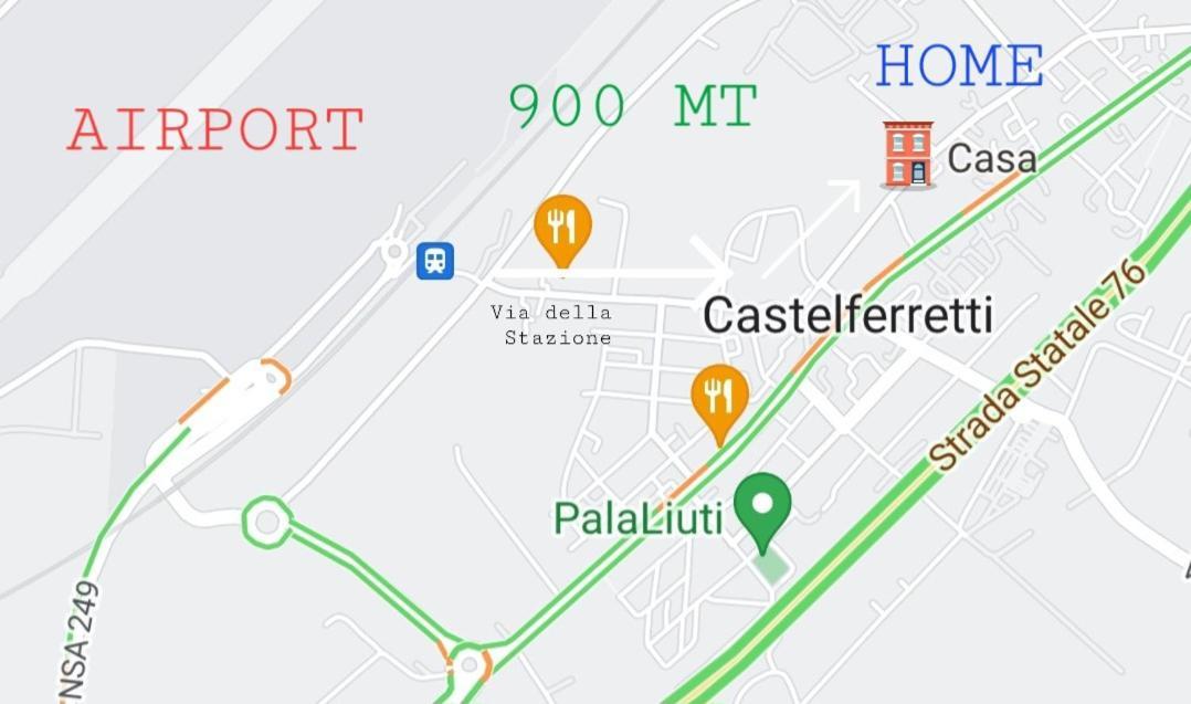 דירות פלקונרה מריטימה Al Castello - Aeroporto Delle Marche - Ancona מראה חיצוני תמונה